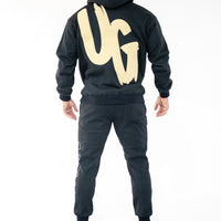 Black & Tan Hoodie ' Moving In Silence" Collection