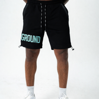 Empire Street Shorts- Black/Tiffany