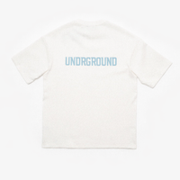 ORIGIN TEE- (WHITE/CLOUD BLUE)