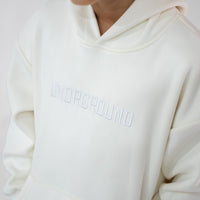 Kids White/Cream " Moving In Silence " Hoodie