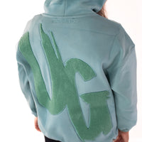 Kids Steel Blue "Moving In Silence " Hoodie