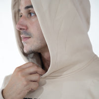 Tan/Black Hoddie " Moving In Silence " Collection