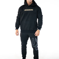 Black/White Trackpants " Moving In Silence " Collection