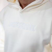 Cream/Off White Hoodie " Moving In Silence " Collection