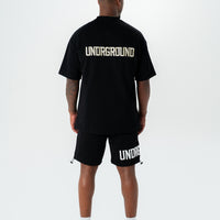 Empire Street Shorts- Black/White