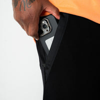 Empire Street Shorts- Black/Ombre