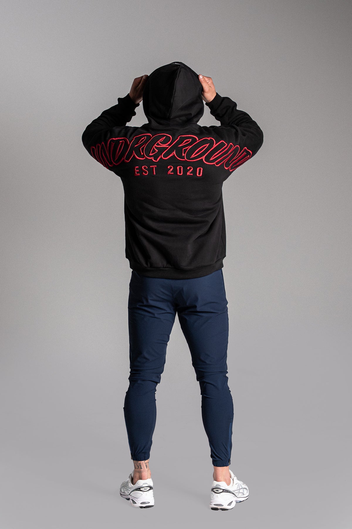 HYPE HOODIE BLACK/RED