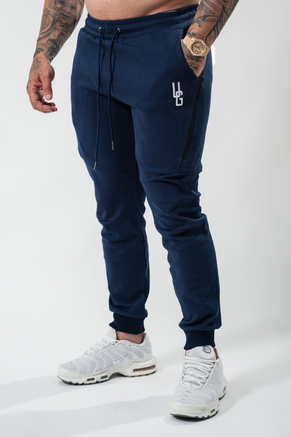 Tapered Joggers x Washed Navy