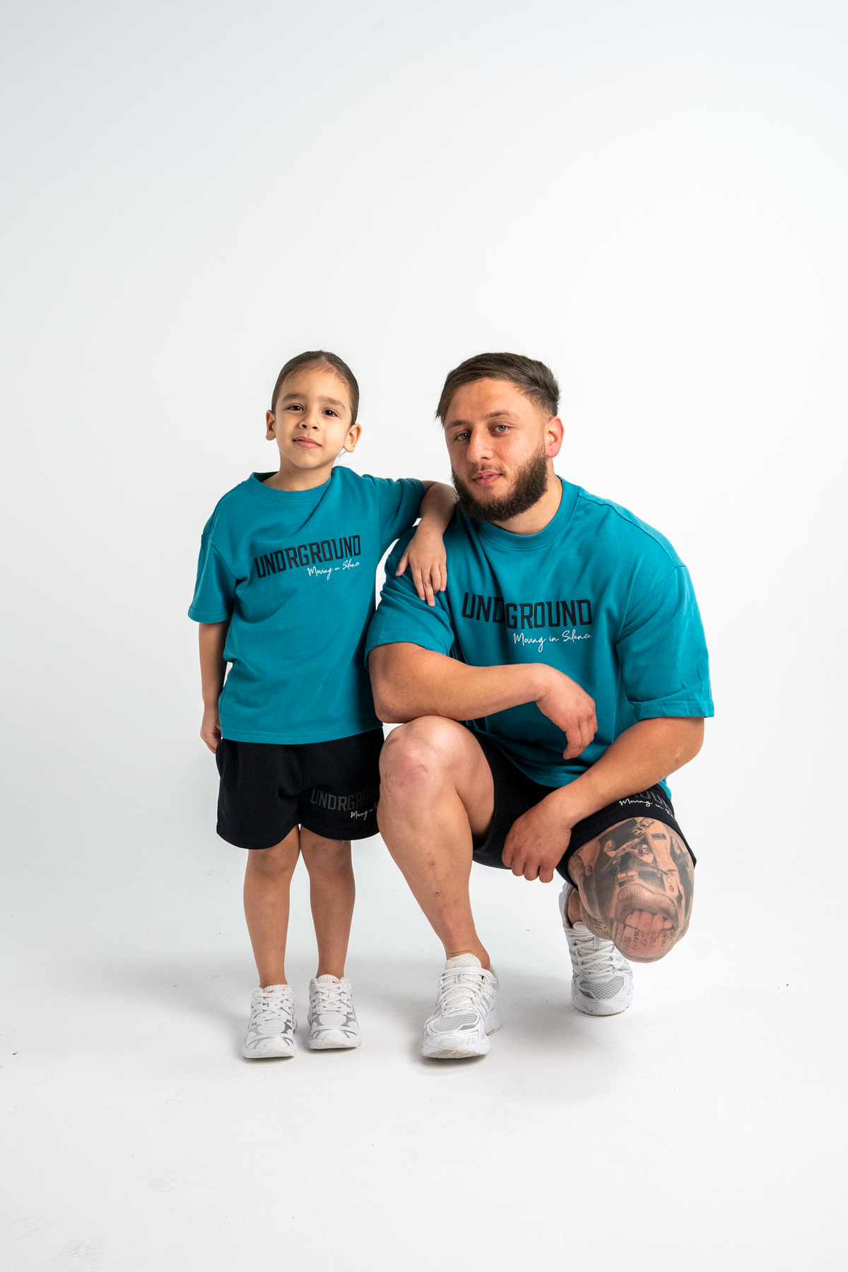 KIDS MOVING IN SILENCE TEE x OCEAN FADE