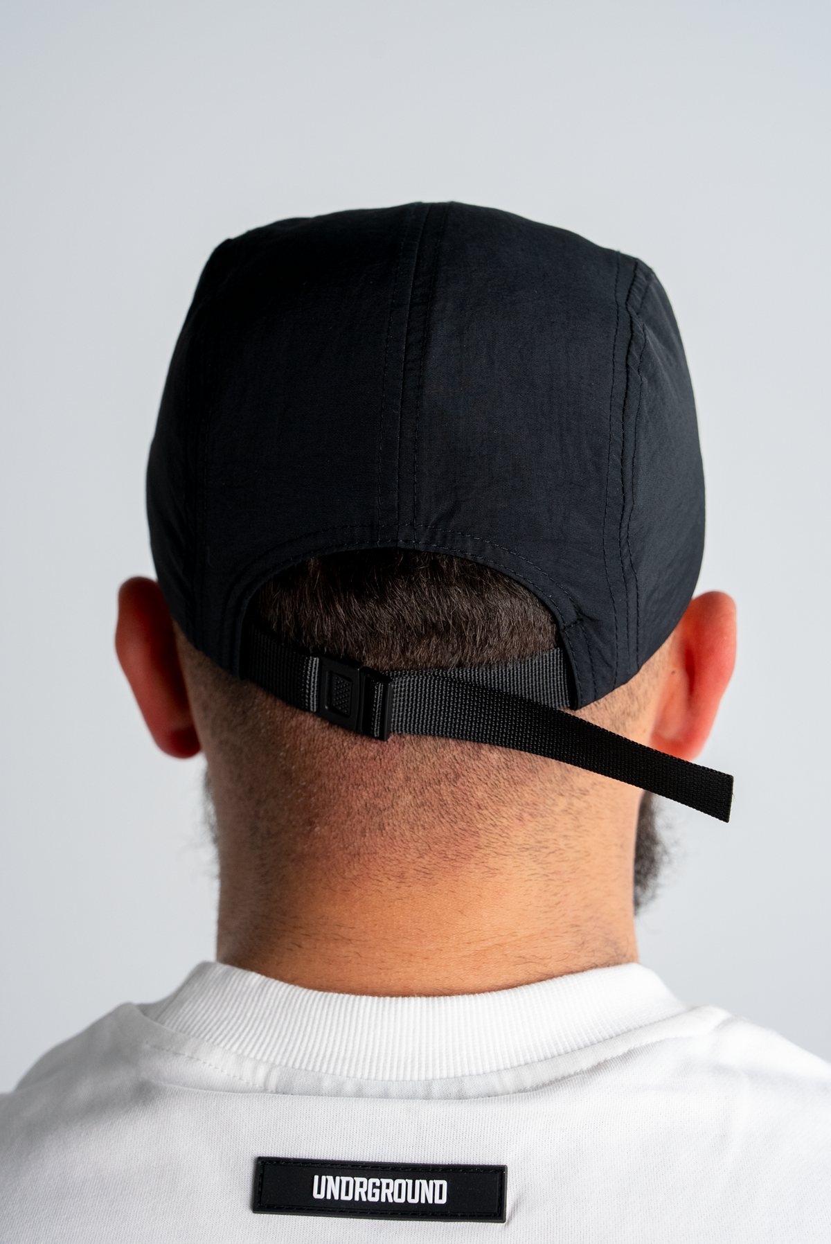 UNDRGROUND TECH CAP x BLACK/BABY BLUE PATCH