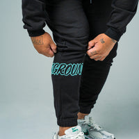 Hype Trackpants Black/Tiffany