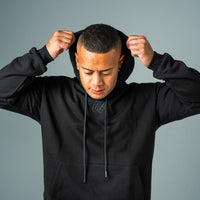 Hype Hoodie Black/Charcoal