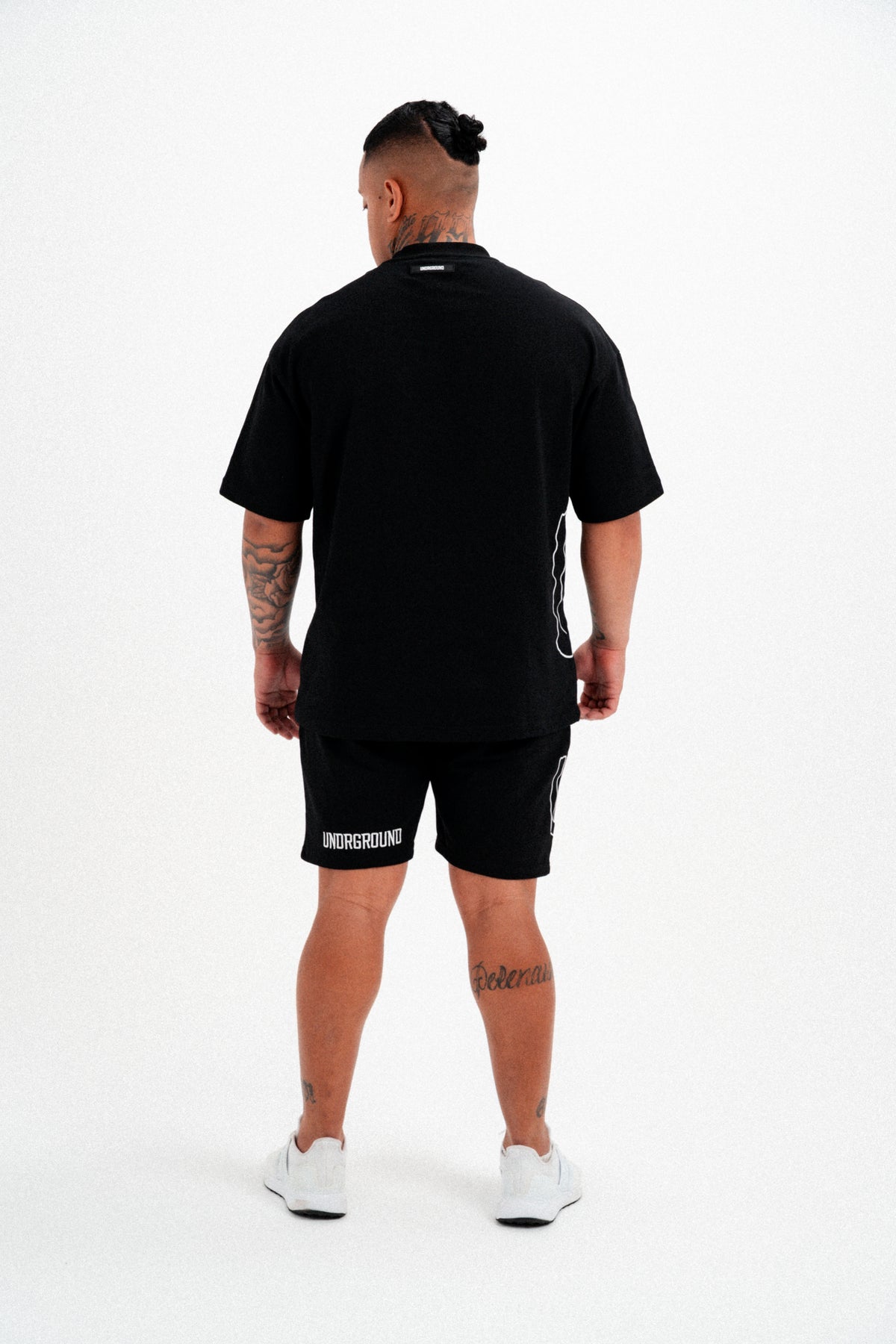 CODE OF SILENCE TEE- (BLACK/WHITE)
