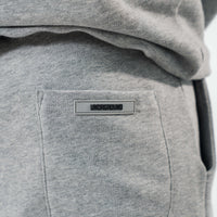 Grey Puff Print Joggers