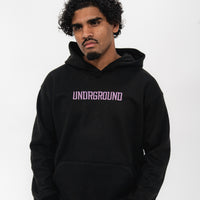 Black/Purple Hoodie " Moving In Silence " Collection