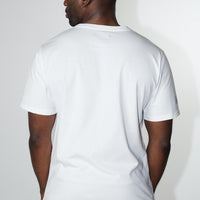 Fitted White Tee “OUT THA MUD”