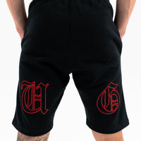 Cotton Shorts x Black/Red