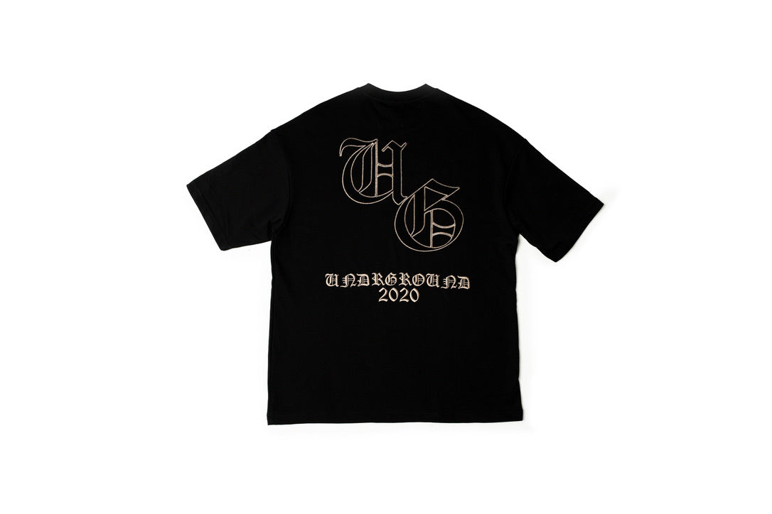 Ol' English Reload Tee (Black/Gold)