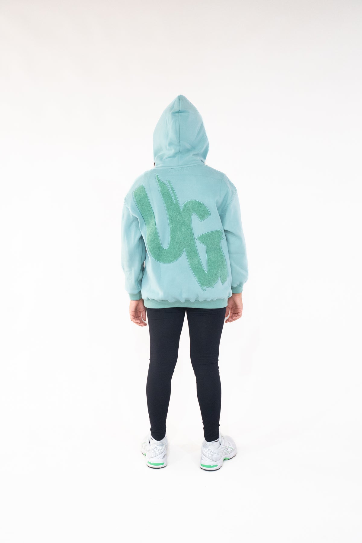 Kids Steel Blue "Moving In Silence " Hoodie