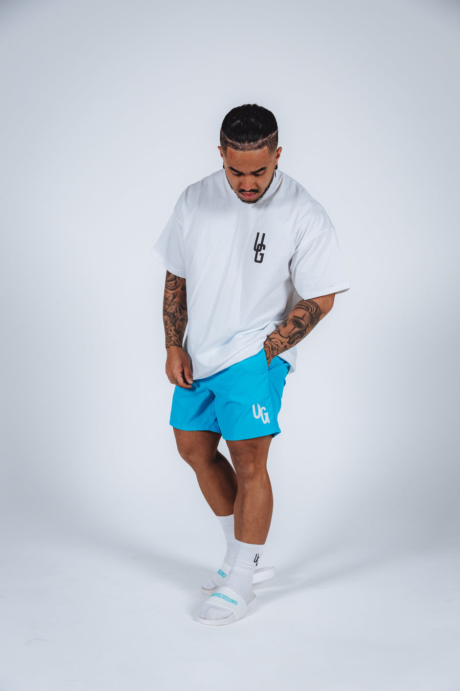 Summer Swim Shorts x Ocean Blue