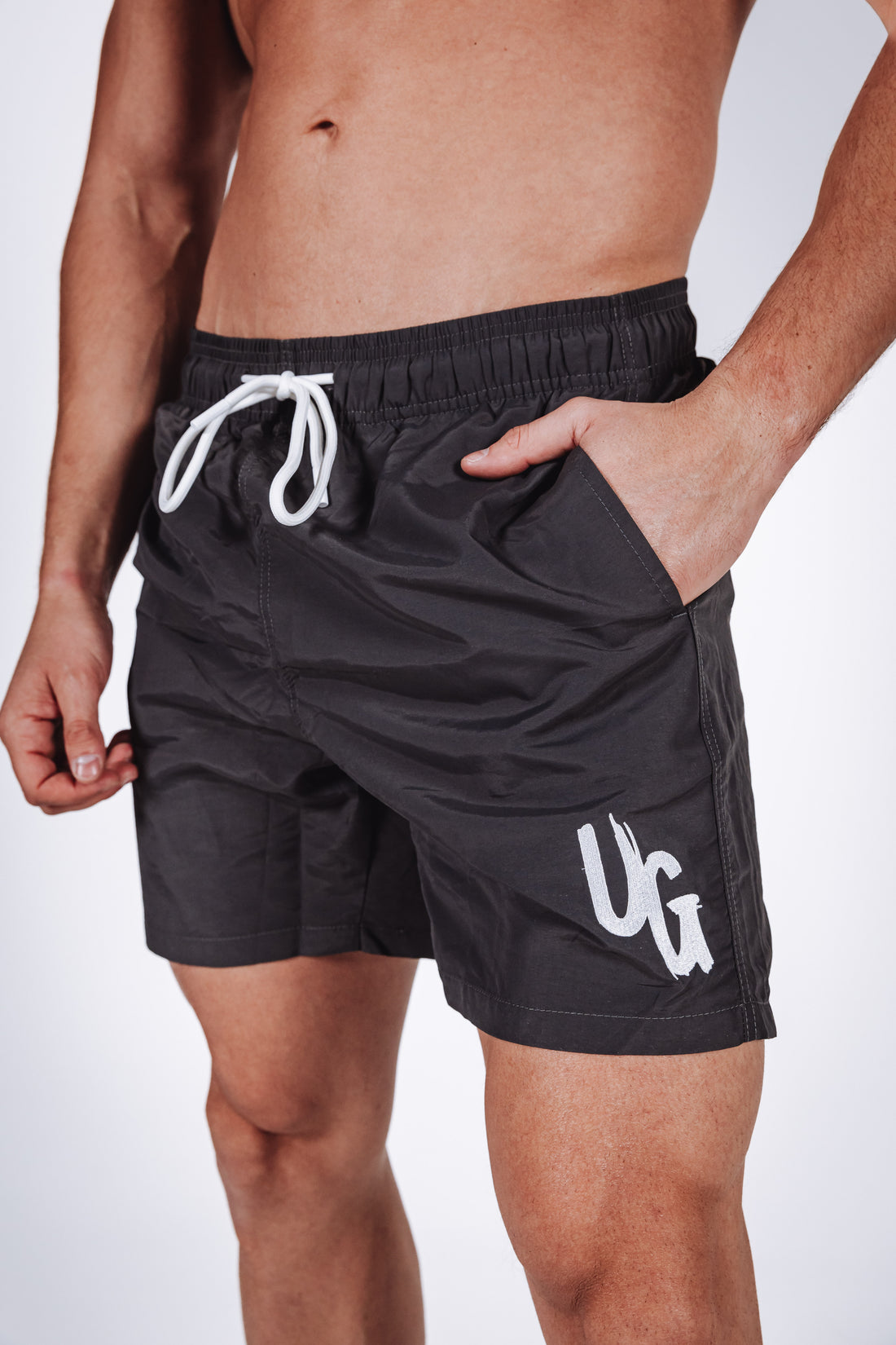 Summer Swim Shorts x Gun Grey