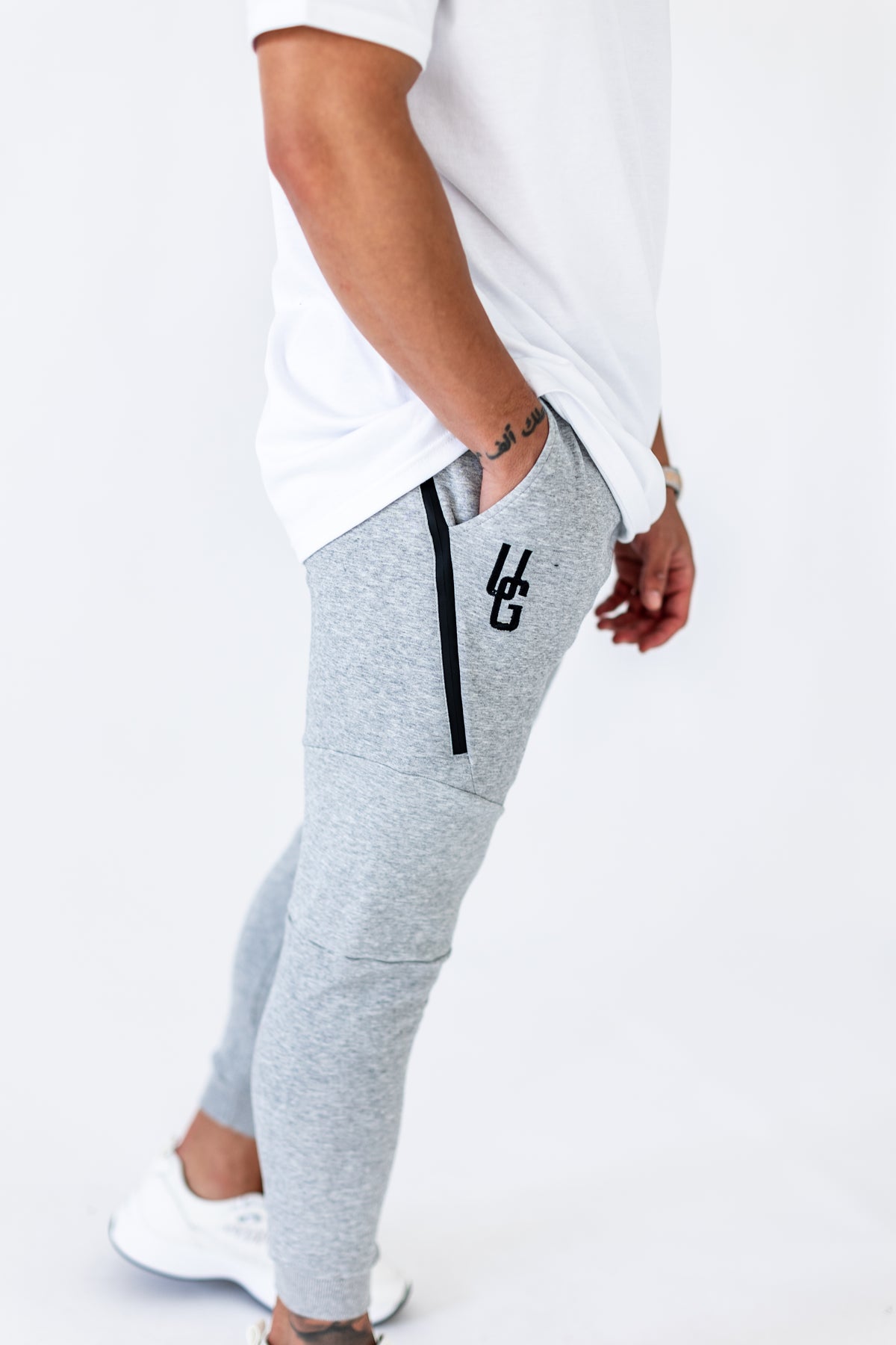 Tapered Joggers x Marble Grey
