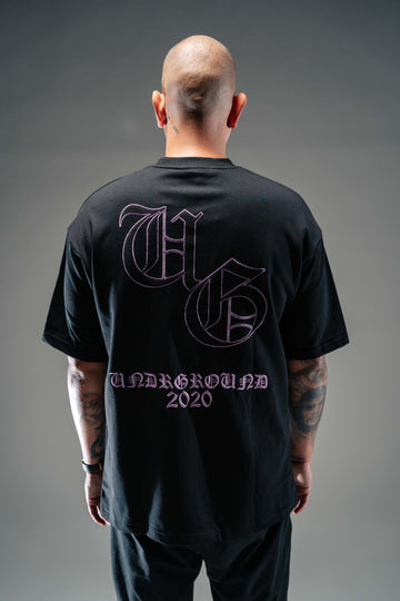 Ol' English Reload Tee (Black/Lilac)