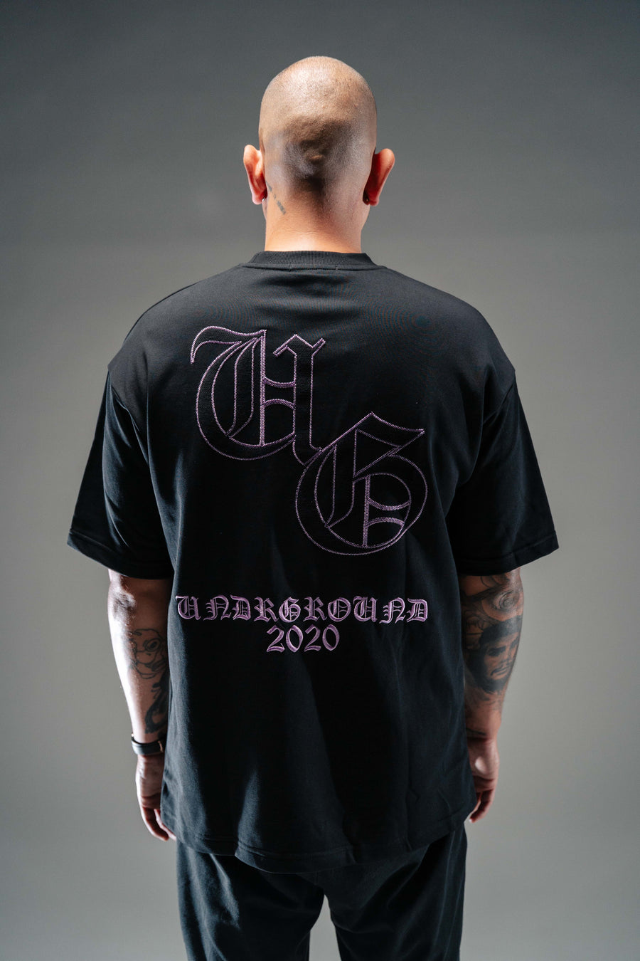 Ol' English Reload Tee (Black/Lilac)