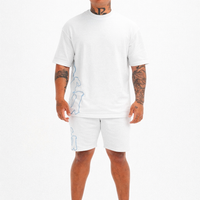CODE OF SILENCE TEE- (WHITE/CLOUD BLUE)