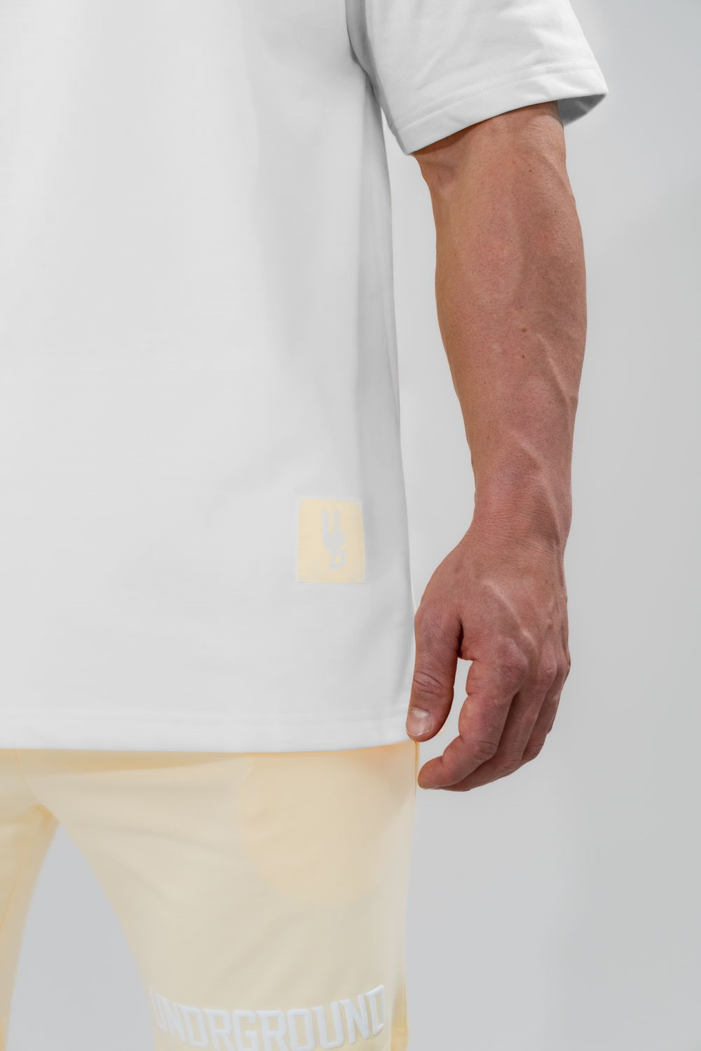 Relaxed Fit Tee X White/Yellow