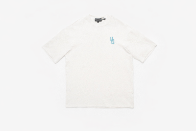 ORIGIN TEE- (WHITE/CLOUD BLUE)