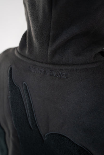 Kids Black " Moving In Silence " Hoodie