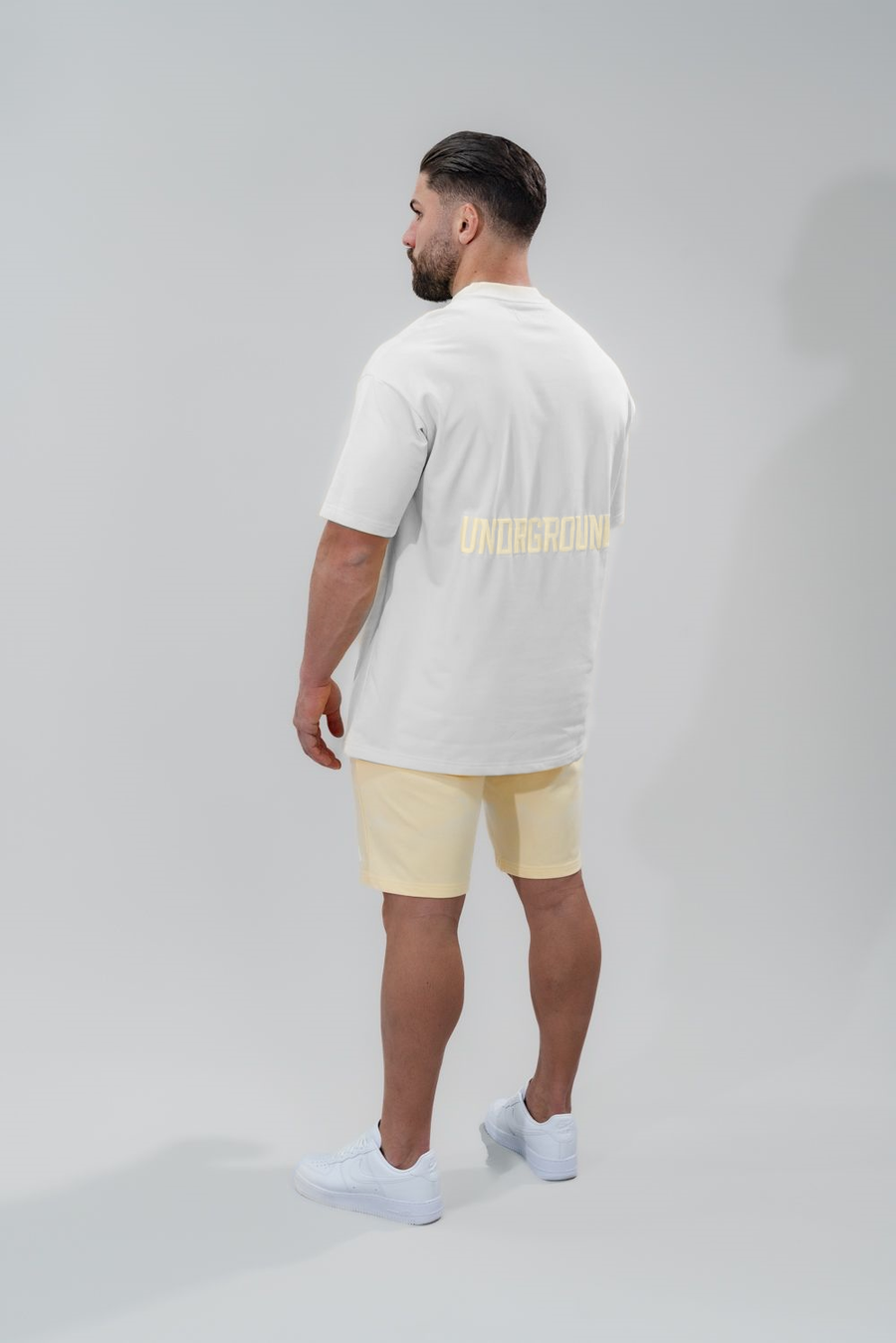 Relaxed Fit Tee X White/Yellow