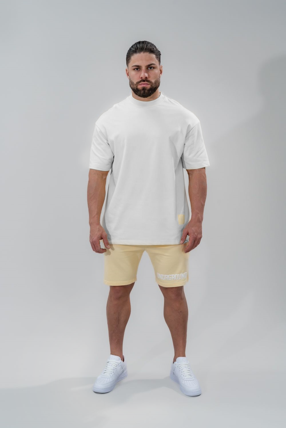 Relaxed Fit Tee X White/Yellow