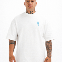 ORIGIN TEE- (WHITE/CLOUD BLUE)