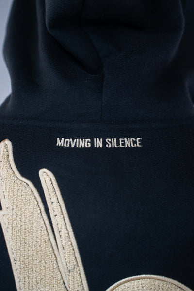 Black & Tan Hoodie ' Moving In Silence" Collection