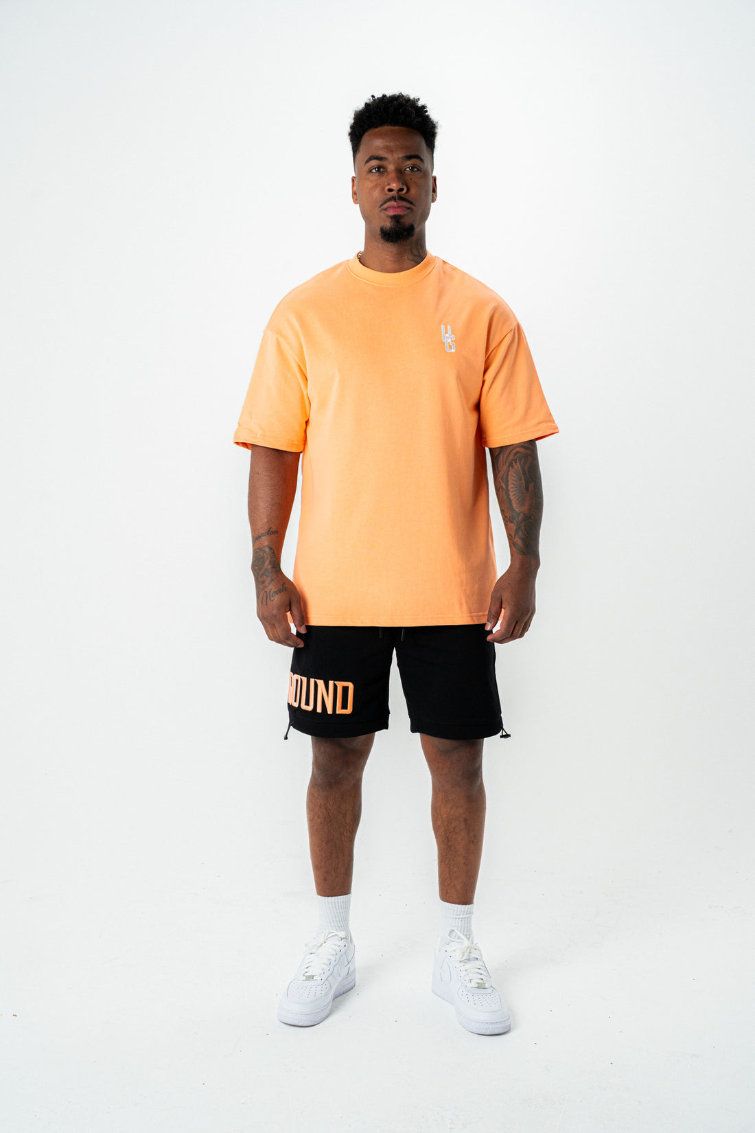 Empire Street Shorts- Black/Ombre