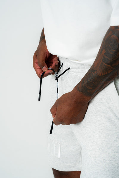 EMPIRE SHORTS- (GREY/WHITE)