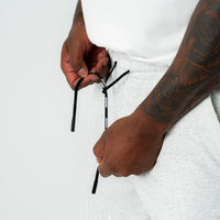 Empire Street Shorts- Grey/White