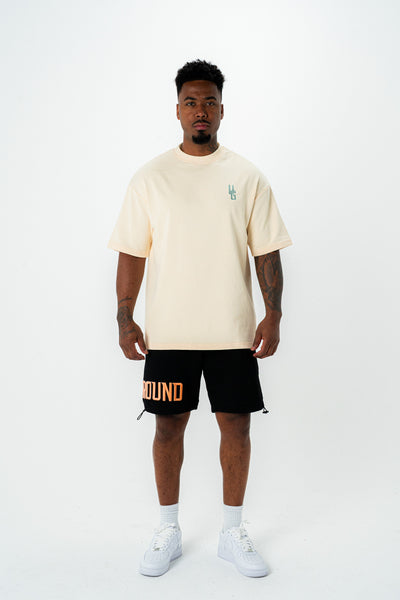 EMPIRE TEE- (CREAM/SAGE)