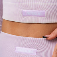 Dusty Pink Cross Body Zip Crop