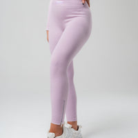 Dusty Pink Zipped Leggings