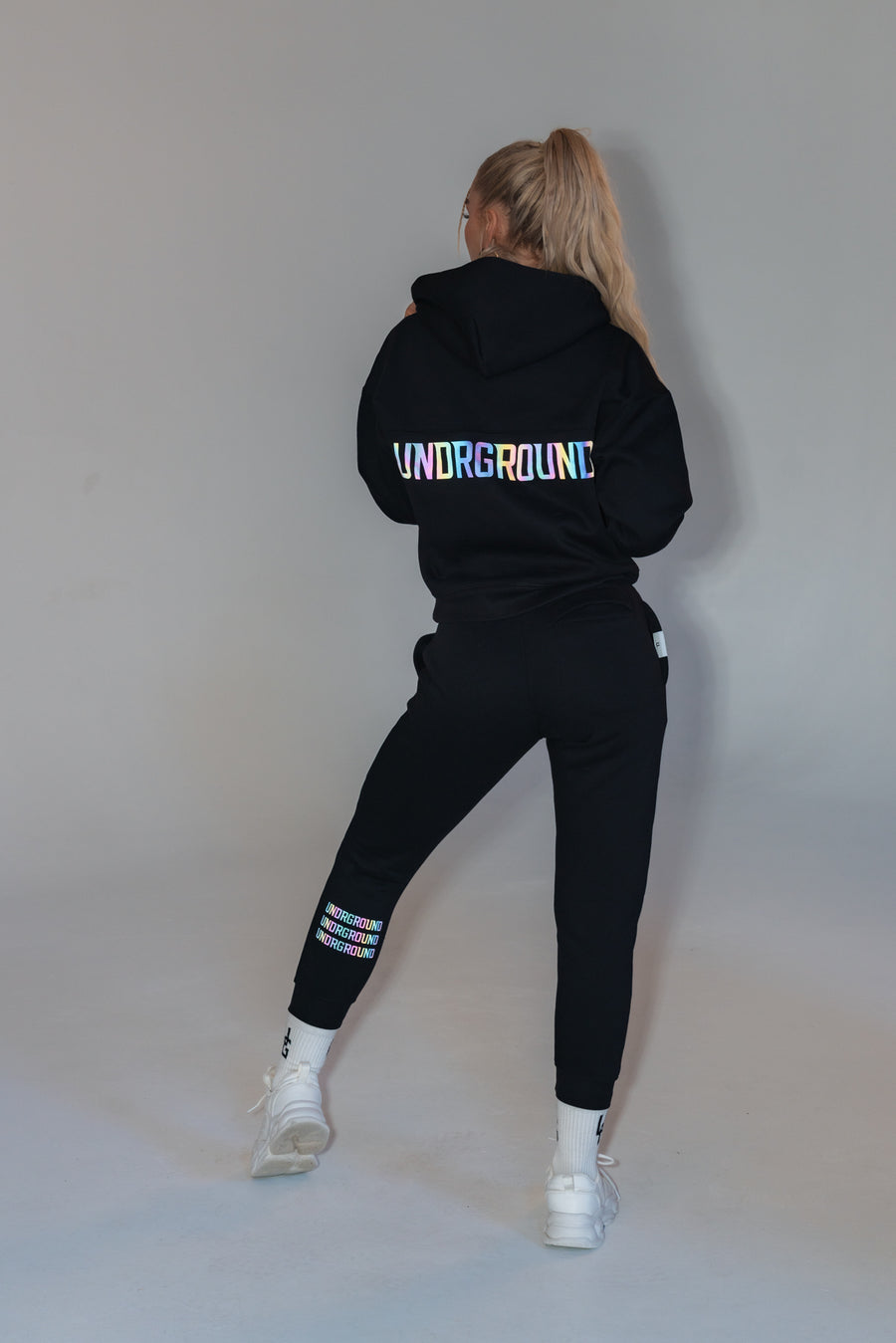 Women's Oversize Reflective Hoodie