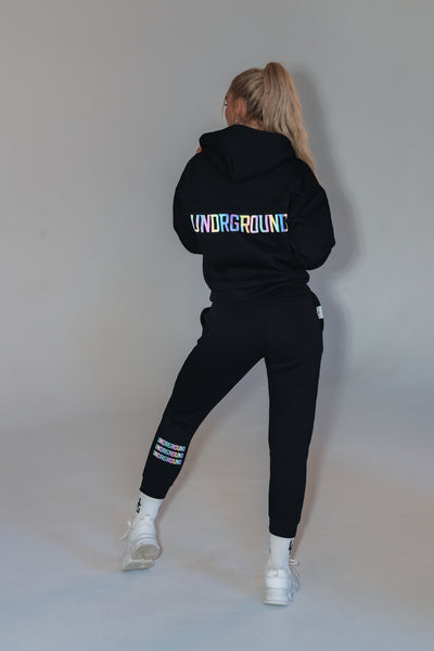Reflective Tapered Joggers