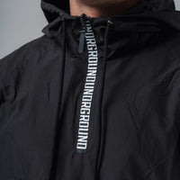 Windbreaker Half Zip x Black