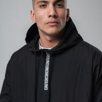 Windbreaker Half Zip x Black