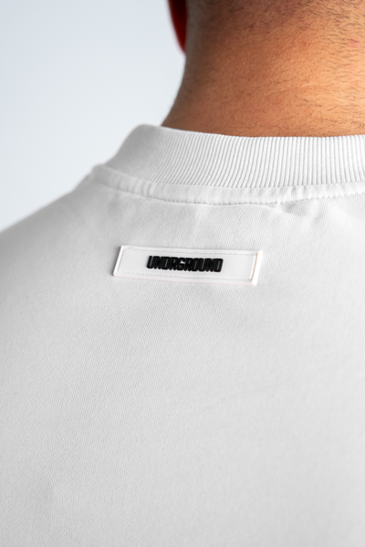 MOVING IN SILENCE TEE x SNOW/BLACK