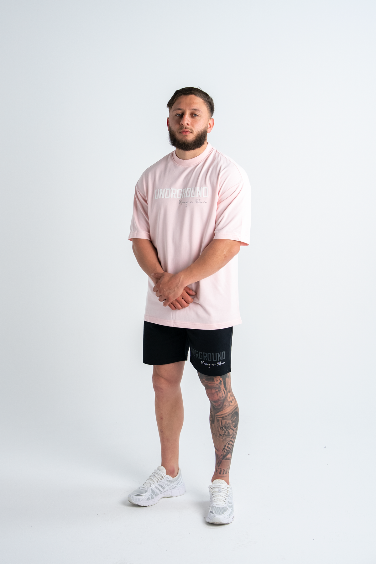 MOVING IN SILENCE TEE x FADED ROSE