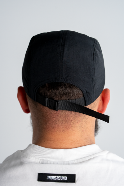 UNDRGROUND TECH CAP x BLACK/BABY BLUE PATCH