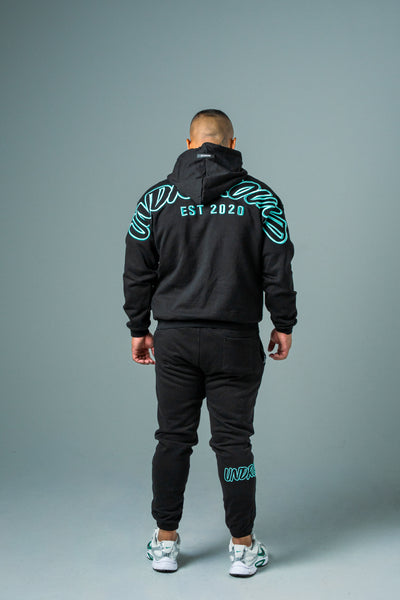 HYPE HOODIE BLACK/TIFFANY